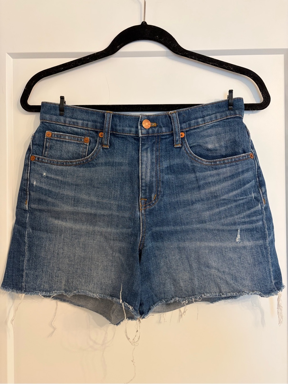 Madewell High-Rise Denim Shorts, 26
